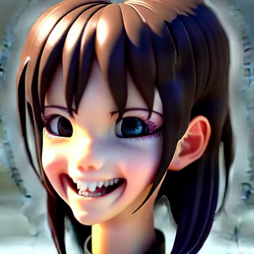 Prompt: youth kim beckinsale laughing softly, occlusion shadow, specular reflection, rim light, unreal engine, range murata, artstation, pinterest, art by hiroaki samura and ilya kuvshinov and rossdraws, intricate, highly detailed 8 k, art deco illustration, realistic, extremely beautiful shape of face, neck, shoulders eyes