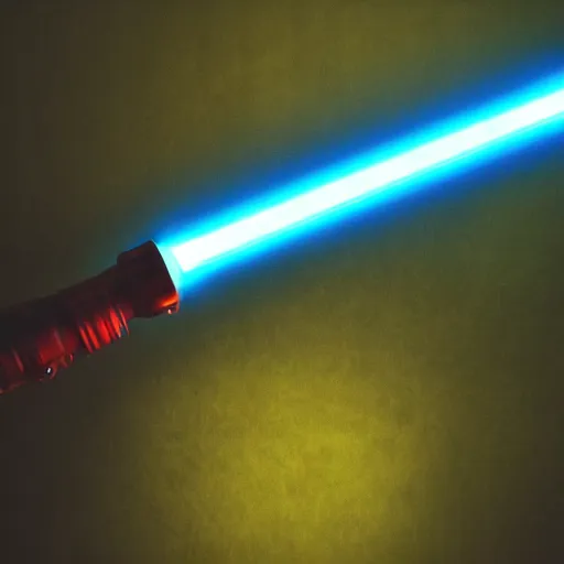 Image similar to a light saber made of a lava lamp, photography