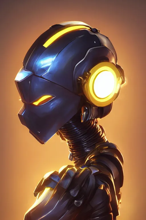 Image similar to epic mask helmet robot ninja portrait stylized as fornite style game design fanart by concept artist gervasio canda, behance hd by jesper ejsing, by rhads, makoto shinkai and lois van baarle, ilya kuvshinov, rossdraws global illumination radiating a glowing aura global illumination ray tracing hdr render in unreal engine 5