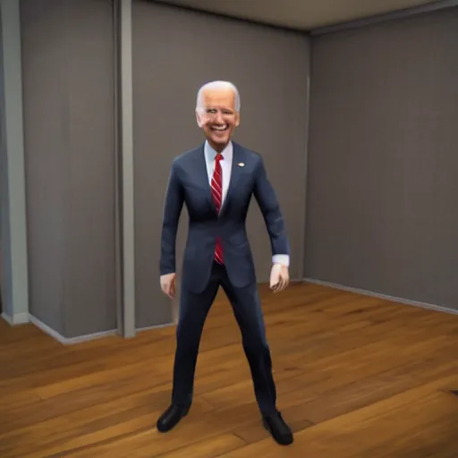 Prompt: joe biden as a new, playable character in valorant. rendered in unreal engine 5, in the style of valorant.