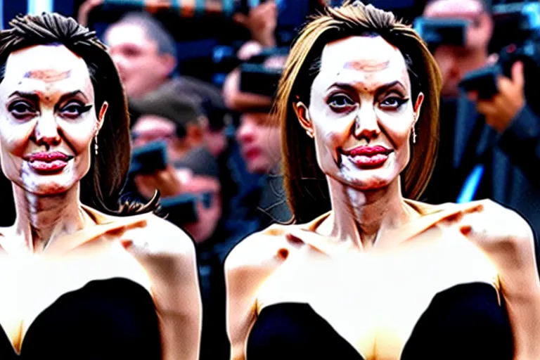 Prompt: angelina jolie is the rock from wwe, many details, super realistic, high quality, 8 k