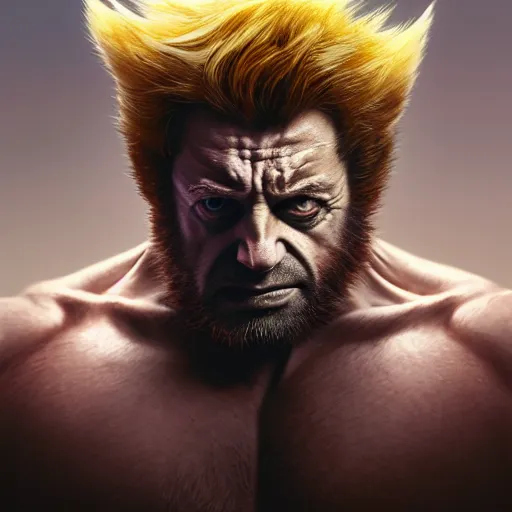 Image similar to Boris Johnson as Wolverine, marvel, dark, intricate, highly detailed, smooth, artstation, digital illustration by Ruan Jia and Mandy Jurgens and Artgerm and Wayne Barlowe and Greg Rutkowski and Zdislav Beksinski, octane render, hyper realistic, sharp focus, 8k