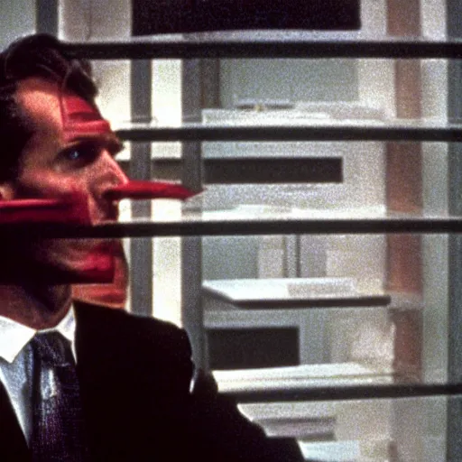 Image similar to liminal space in American Psycho (1999)