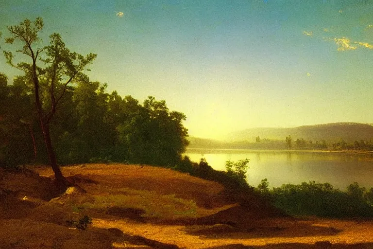 Image similar to “Rolla Missouri as painted by Albert Bierstadt, 8k, fine art”