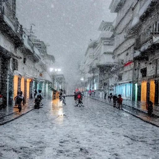 Image similar to city of rio de janeiro snowing, photography award photo