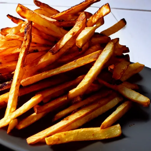 Image similar to french fries pile, burnt