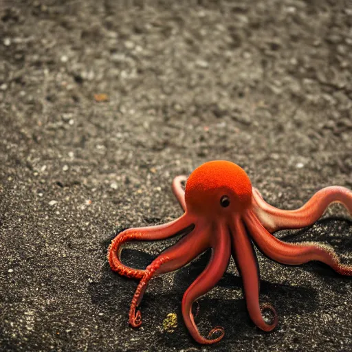 Image similar to octopus grabbing a sphere, 5 5 mm