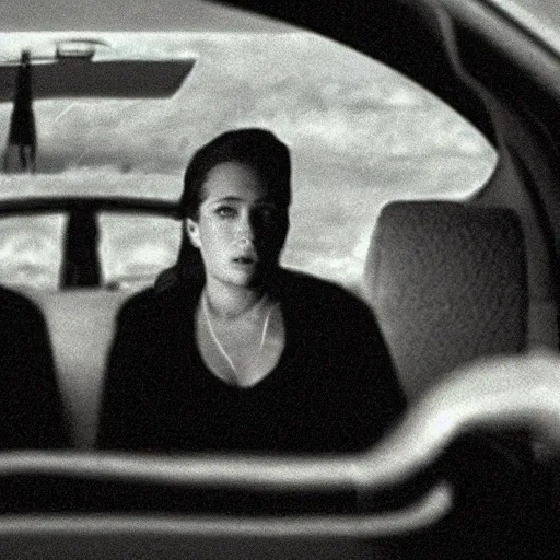 Prompt: lost higway, movie still from David Lynch