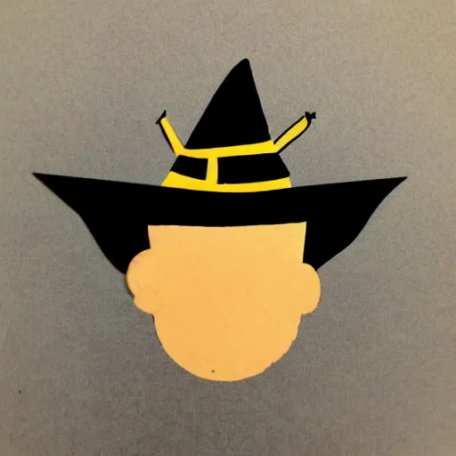 Image similar to witch magic symbol sign witch hat paper