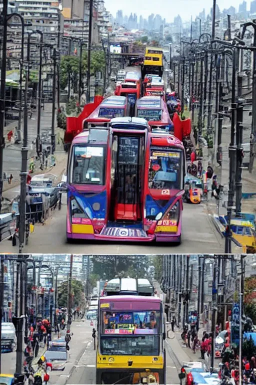 Image similar to transmilenio transformer