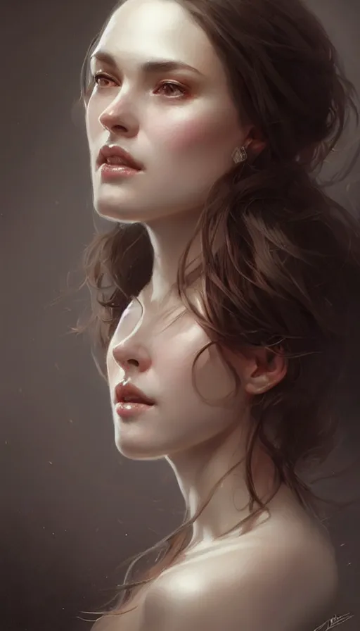 Prompt: englishwoman with a dreamy facial expression, intricate, elegant, highly detailed, digital painting, art station, concept art, smooth, sharp focus, illustration, art by artgerm and greg rutkowski and