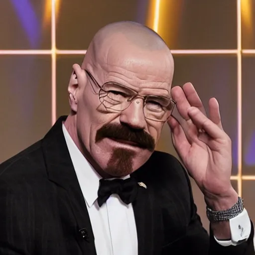 Image similar to walter white as steve harvey