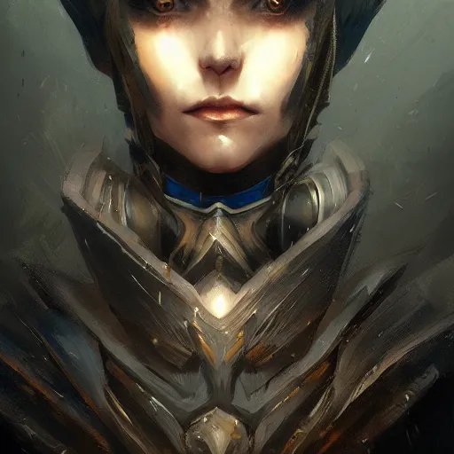 Prompt: trending on artstation, dhamphir, vampire, character design, concept art, style of greg rutkowski, makoto shinkai, symmetrical face, forward facing, fantasy armor, highly detailed, digital art, witch, female