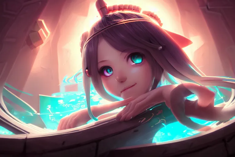 Prompt: amazing masterclass symmetrical portrait of hatsune miku, hearthstone splash art, deiv calviz, splash art, natural light, elegant, intricate, fantasy, atmospheric lighting, by greg rutkowski, hearthstone splash art, hd wallpaper, ultra high details, cinematic composition, professional unique master piece, anatomically proportional & perfect