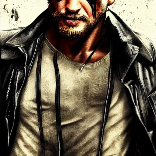 Image similar to Tom Hardy in wolverine suit Digital art 4K quality Photorealism