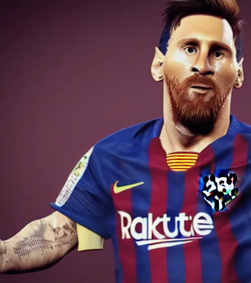 Image similar to lionel messi, body made of noodles, unreal engine, daz, hyperrealistic, octane render, dynamic lighting, intricate detail, cinematic