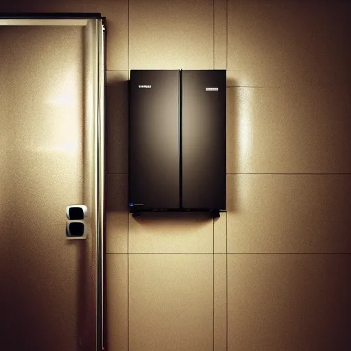 Prompt: A refrigerator is a portal to another world, masterpiece digital painting, 3d render, hyperrealist, stunning volumetric lighting, sharp focus, octane render, hyperdetailed