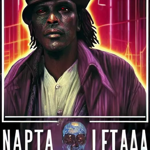 Prompt: papa legba in neuromancer