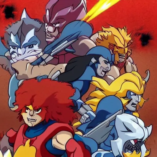 Image similar to thundercats battle