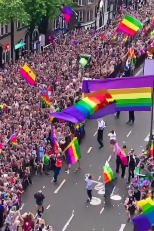 Image similar to pride parade london cctv footage