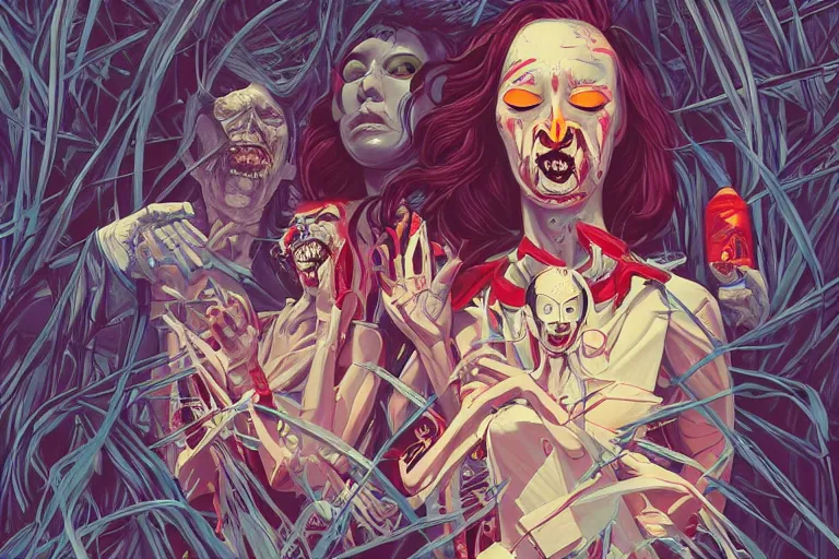 Image similar to night of the living dead, tristan eaton, victo ngai, artgerm, rhads, ross draws