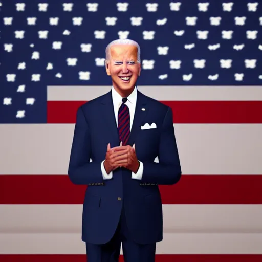 Image similar to joe biden at 20 years old, realistic artstyle, wide shot, dramatic lighting, octane render, hyperrealistic, high quality, highly detailed, HD, beautiful, cinematic, 8k, unreal engine, facial accuracy, anatomical accuracy, symmetrical