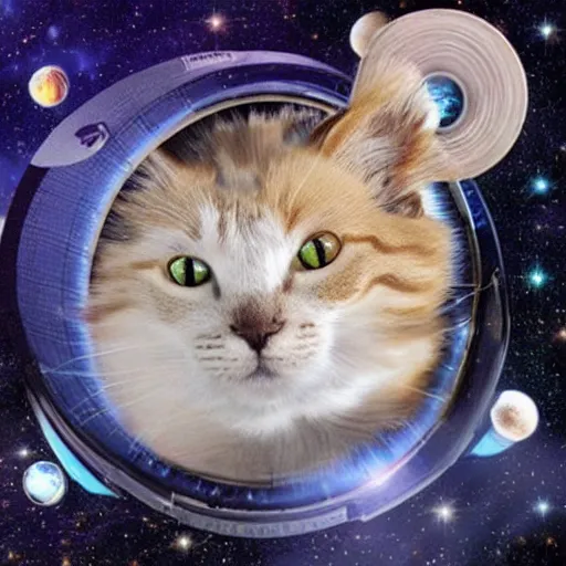 Prompt: ultra cats in space