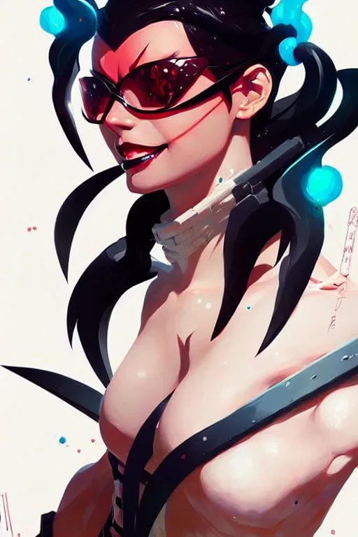 Image similar to a ultradetailed painting of vayne from league of legends by conrad roset, greg rutkowski and makoto shinkai trending on artstation