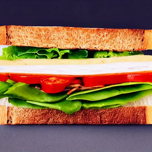 Image similar to photo of a sandwich that looks like elton john