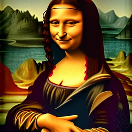 Prompt: Hargrid as Mona Lisa painting