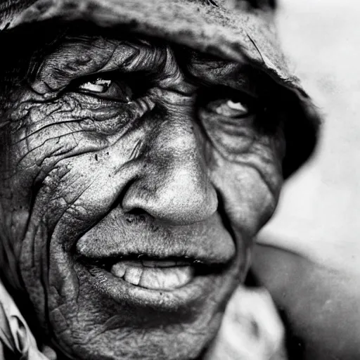 Prompt: black and white photo, portrait of Brasilian mineworker by sebastiao salgado, realistic, Leica, medium format, cinematic lighting, parallax, high resolution,