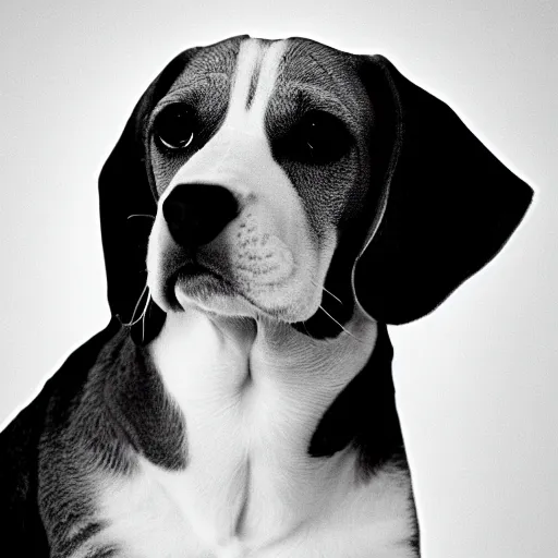 Prompt: An ultrasound scan of a pregnant woman. The scan clearly shows a beagle instead of a human baby. Photorealistic