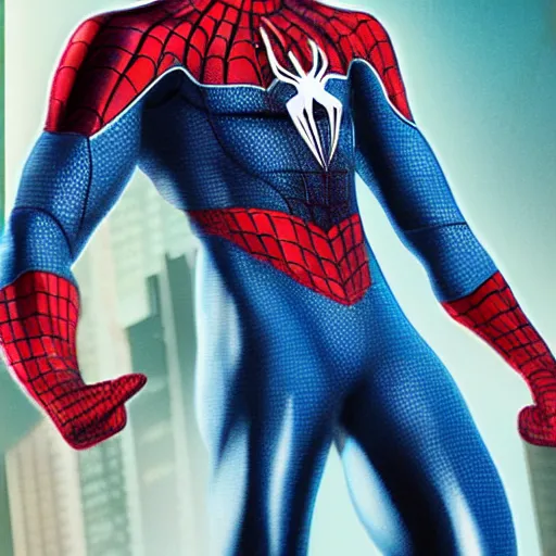 Image similar to futuristic spiderman
