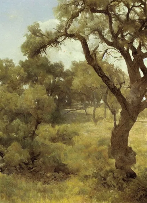 Prompt: artwork painting of texas by wlop, eugene von guerard, ivan shishkin, john singer sargent