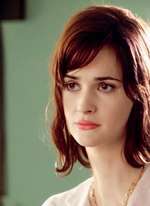 Image similar to Young Winona Ryder in Wolf of Wallstreet, HD screenshot