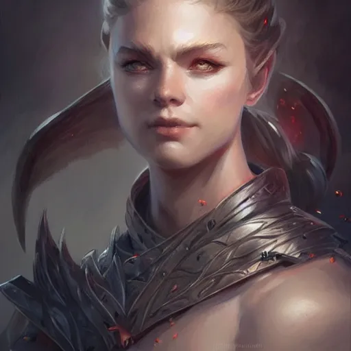 Image similar to d & d, fantasy, portrait, highly detailed, digital painting, trending on artstation, concept art, sharp focus, illustration, art by artgerm and greg rutkowski and magali villeneuve