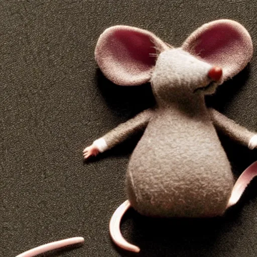 Prompt: a mouse wearing a magic ring that has turned it evil, movie still digital photography - n 4