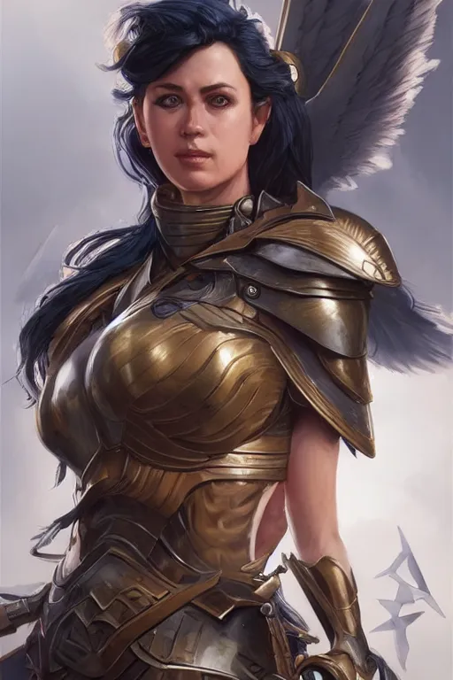 Image similar to amazon valkyrie athena, d & d, fantasy, portrait, highly detailed, headshot, digital painting, trending on artstation, concept art, sharp focus, illustration, art by artgerm and greg rutkowski and magali villeneuve