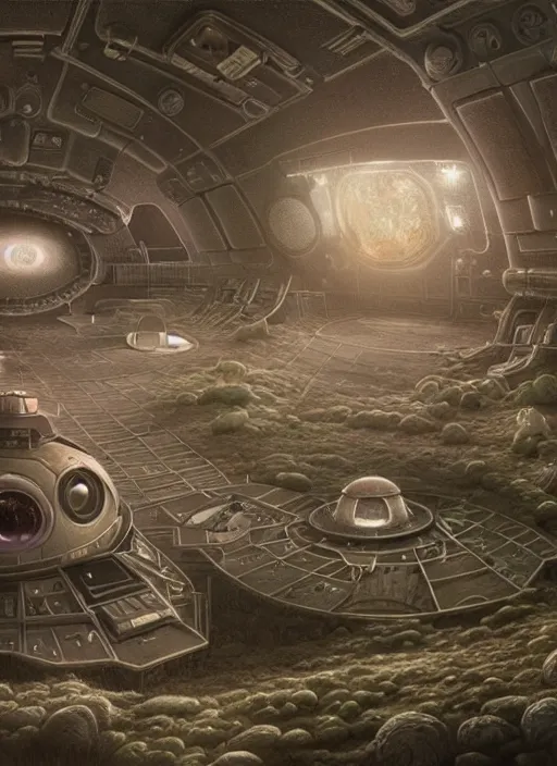 Image similar to highly detailed wide - angle of an extraterrestrial moonbase, unreal engine, nicoletta ceccoli, mark ryden, earl norem, lostfish, global illumination, detailed and intricate environment