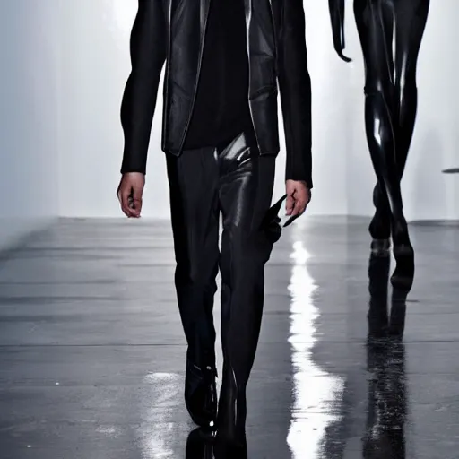 Image similar to giger hugo boss high fashion