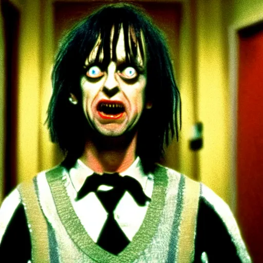 Image similar to Beetlejuice , film still from the movie The Shining