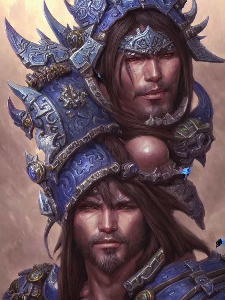 Image similar to World of Warcraft character portrait drawn by Katsuhiro Otomo, photorealistic style, intricate detailed oil painting, detailed illustration, oil painting, painterly feeling, centric composition singular character