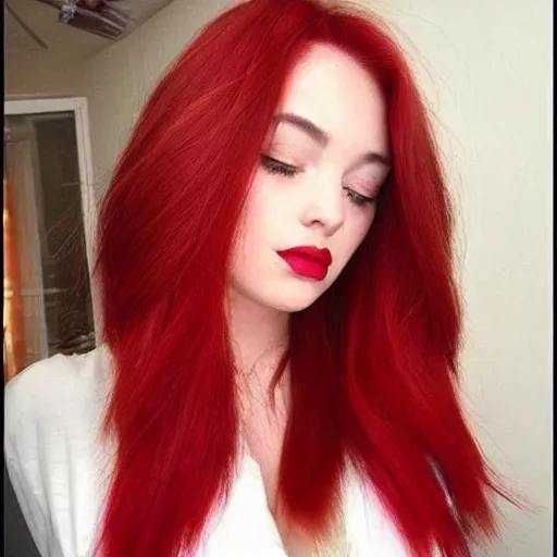 Image similar to red, hair