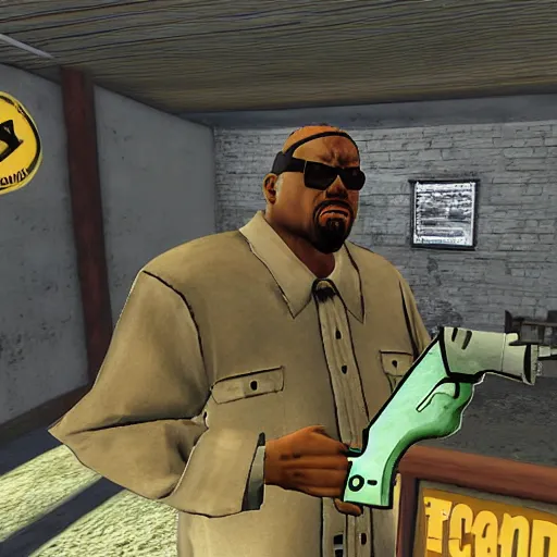 Image similar to big smoke from gta san andreas