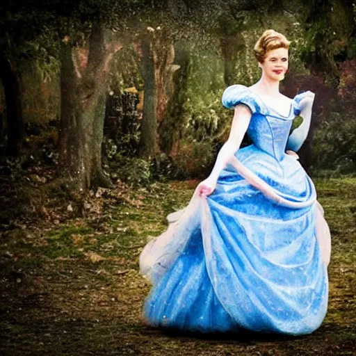 Image similar to cinderella, highly detailed, photo