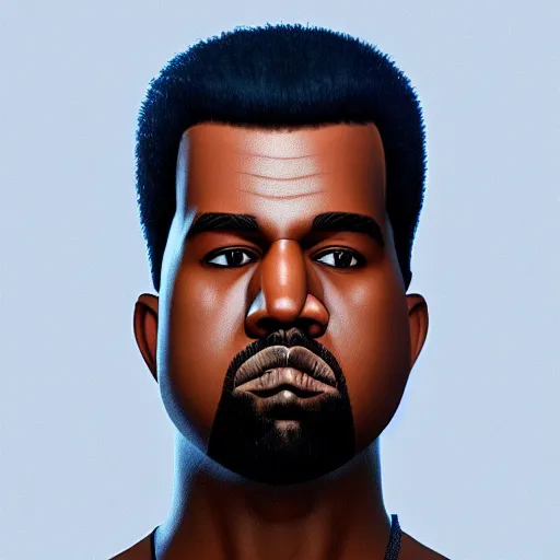 Image similar to hyperrealistic image of ( ( ( kanye west ) ) ) conway twitty, stunning 3 d render, inspired by istvan sandorfi & greg rutkowski, perfect facial symmetry, dim volumetric cinematic lighting, 8 k octane comprehensive render, extremely hyper - detailed, incredibly lifelike attributes & atmosphere, intricate, realistic flesh texture, masterpiece, artstation, stunning,