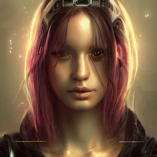 Image similar to most beautifull cyberpunk girl, portrait. symmetrical. led. high details. photorealistic. artstation trending