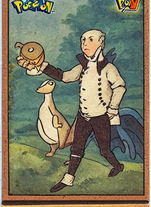 Prompt: a pokemon card from the 1 7 9 0 s