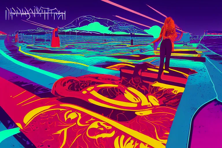 Prompt: Intimaa logo, social album cover, synthwave