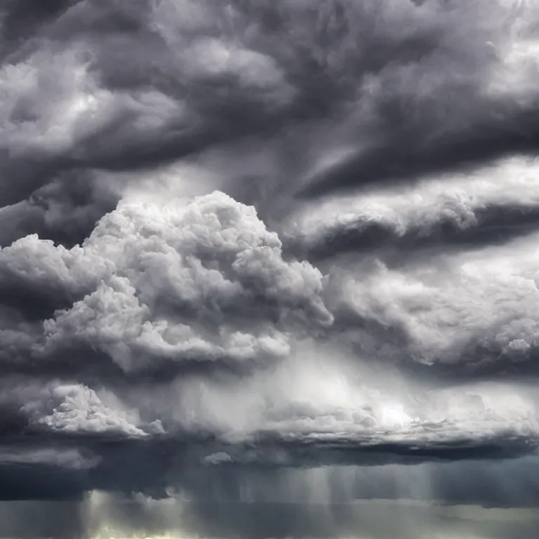 Prompt: epic storm, landscape photography, cumulonimbus, dramatic sky